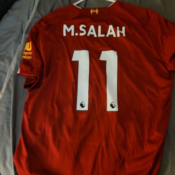 2019-2020 Liverpool red XL Salah 11 - Picture 2 of 2